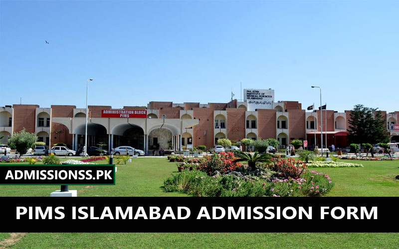 PIMS Islamabad College of Nursing Admissions