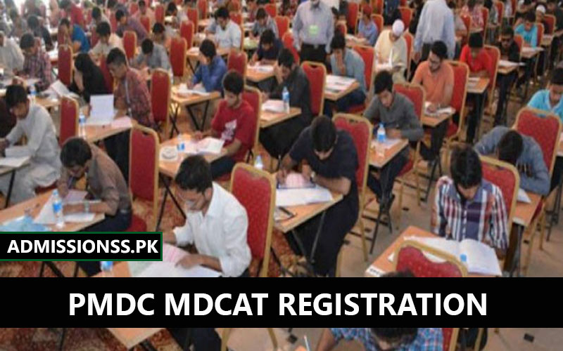 PMDC-MDCAT-Registration