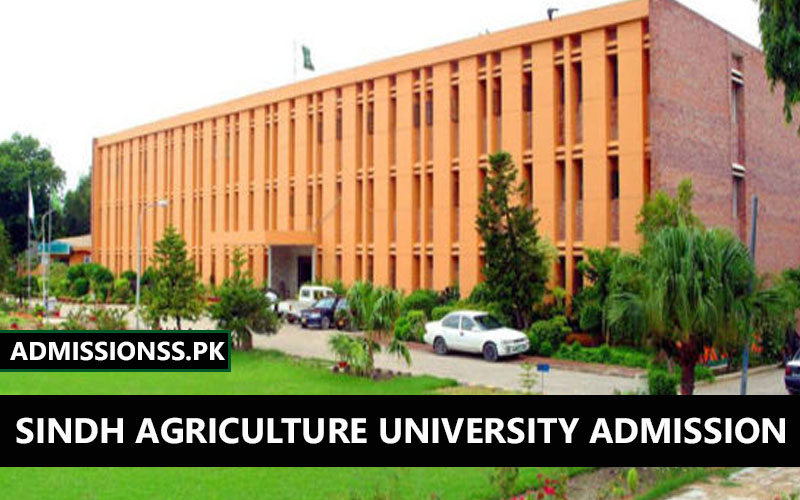 sindh agriculture university tandojam admission 2024