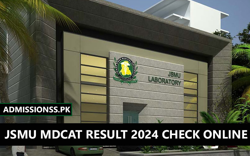 JSMU MDCAT Result 2024 Check Online