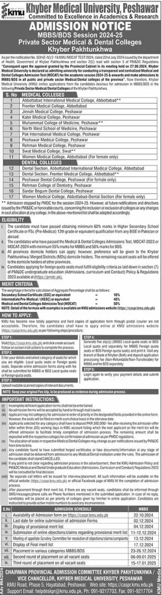 RMC Admission 2024 Advertisement 