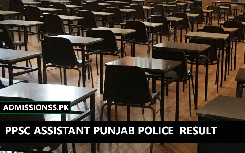 PPSC Assistant Punjab Police Result