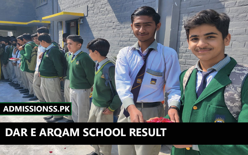 Dar e Arqam School Result