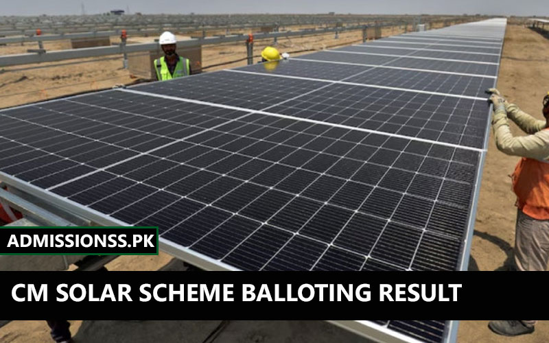 cm solar scheme balloting result